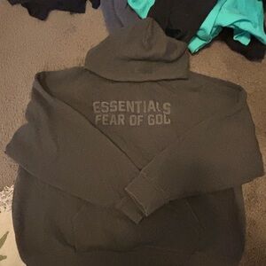 Fear of God Essentials Hoodie - off Black
